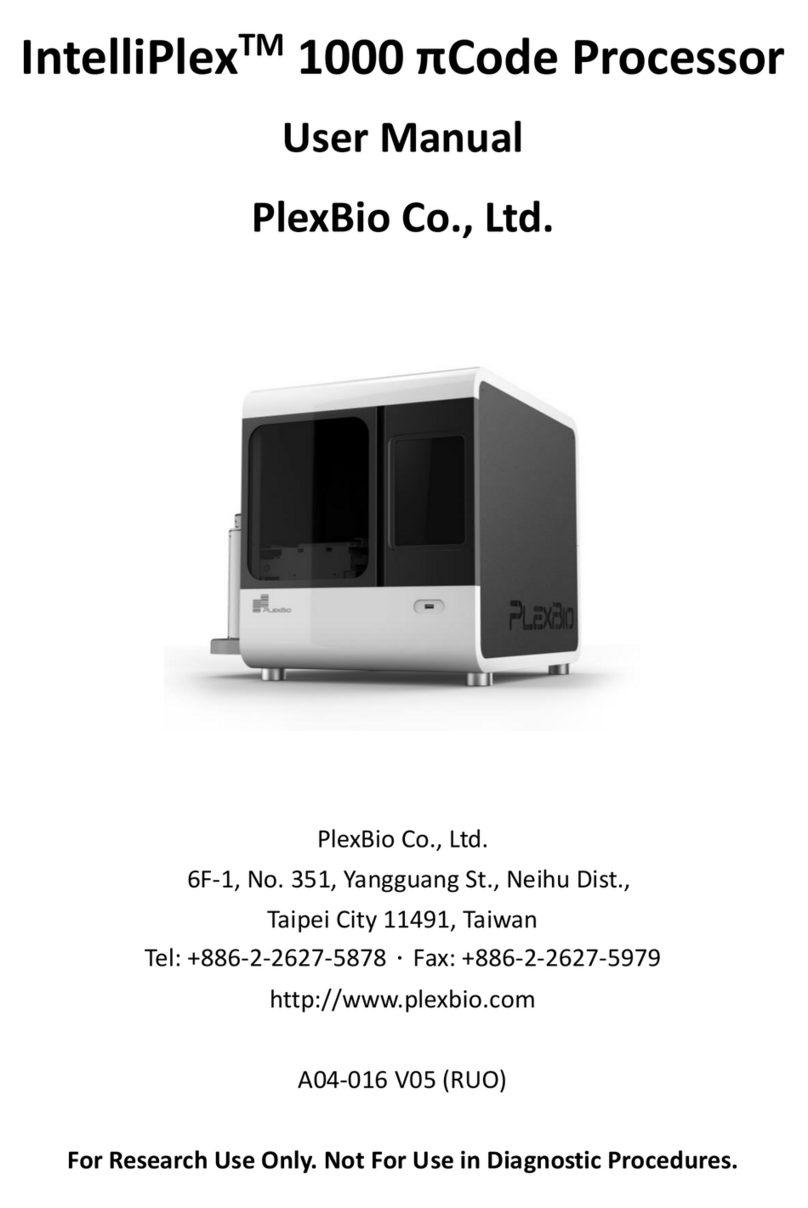 PlexBio IntelliPlex IW100 user manual