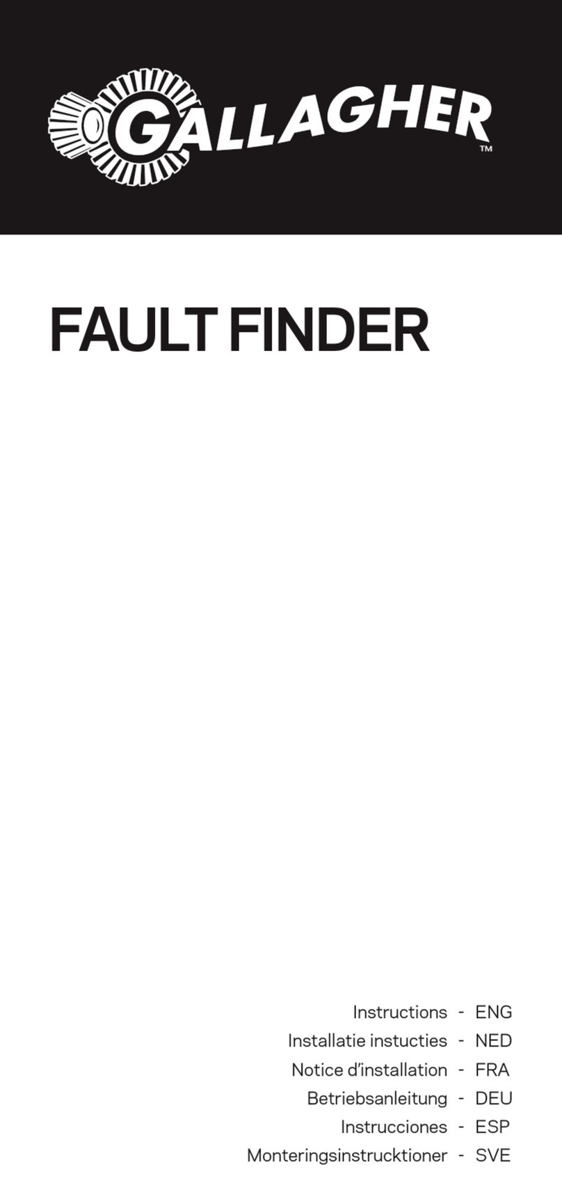 Gallagher 3E4232 User manual