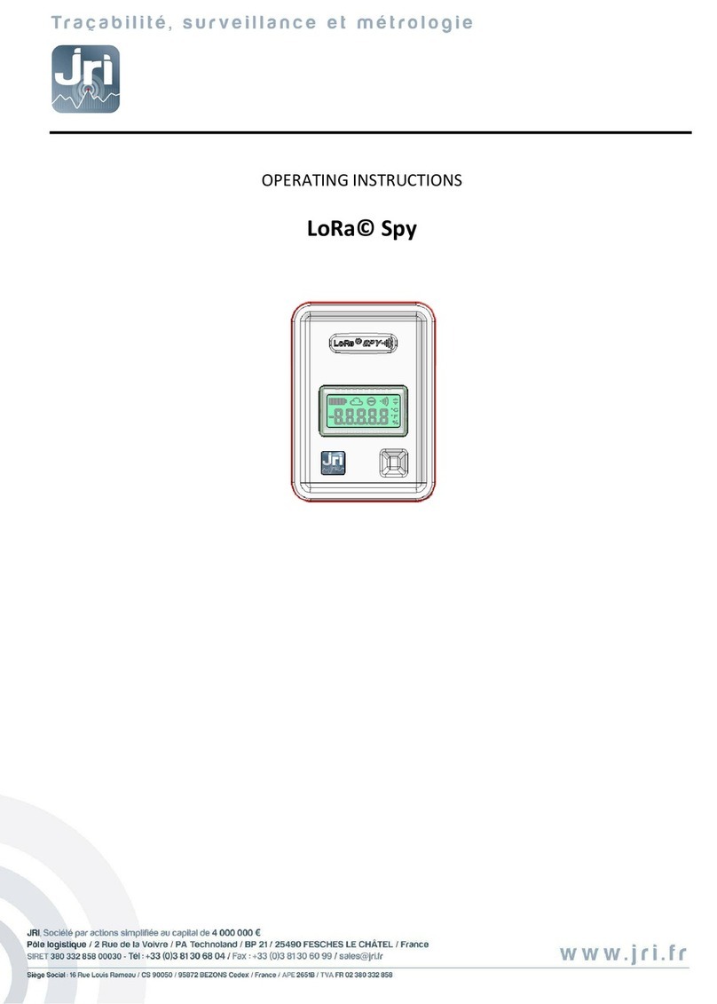 JRI LoRa Spy operating instructions