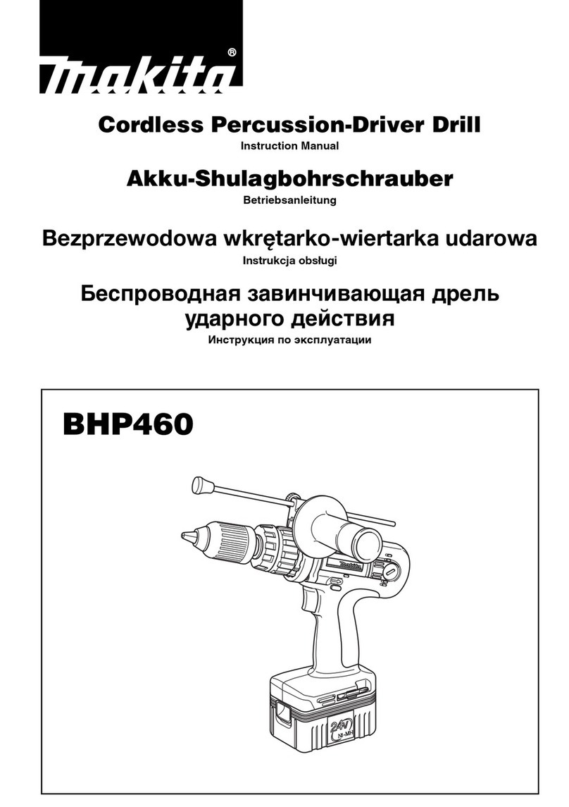 Makita BHP460 instruction manual