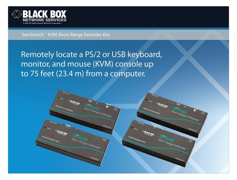 Black Box ServSwitch ACU075A-PS2 User manual