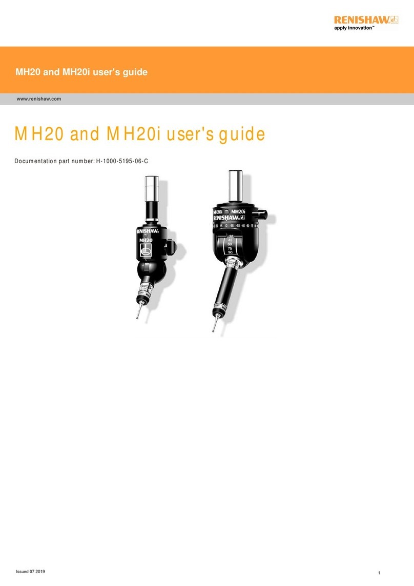 Renishaw MH20 User manual