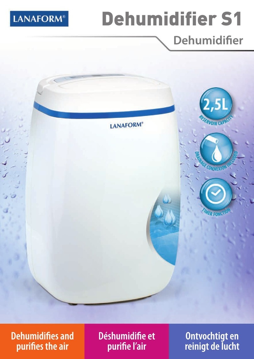 Lanaform Dehumidifier S1 manual
