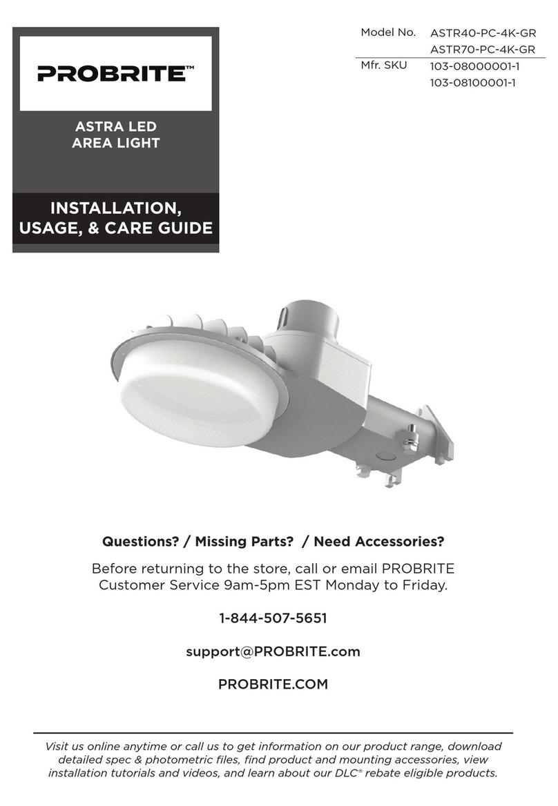 Probrite ASTR40-PC-4K-GR Setup guide Probrite ASTR40-PC-4K-GR Setup guide