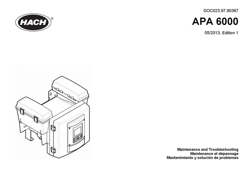 Hach Lange APA 6000 Operating instructions