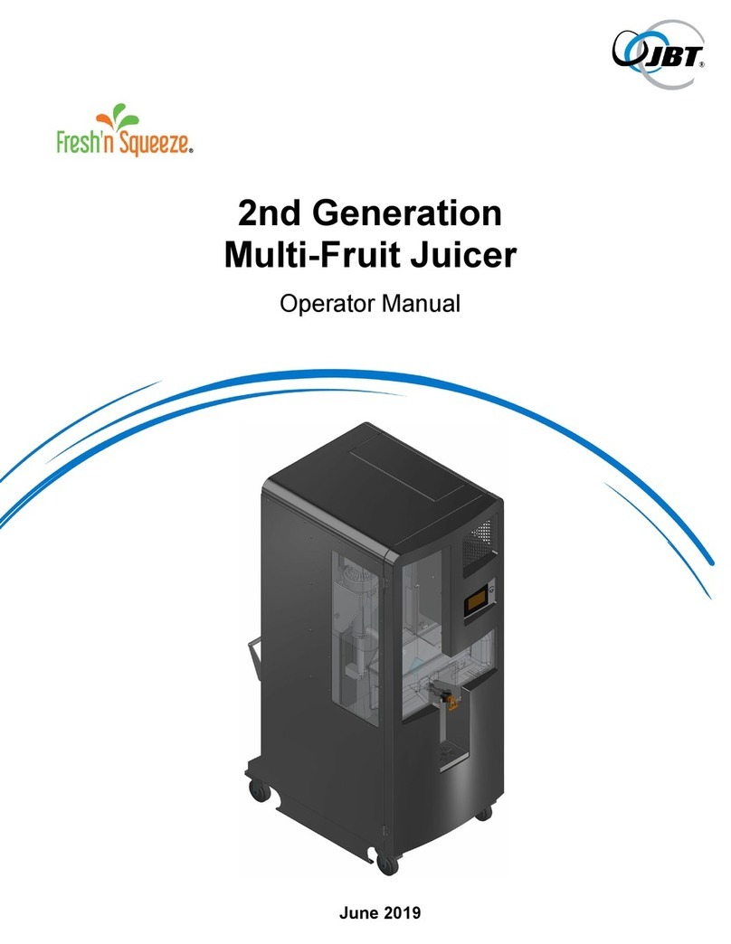 JBT Fresh'n Squeeze 2nd Generation Multi-Fruit... User manual