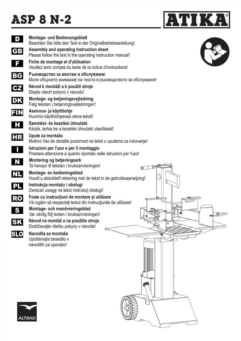Altrad ATIKA ASP 8 N-2 User manual