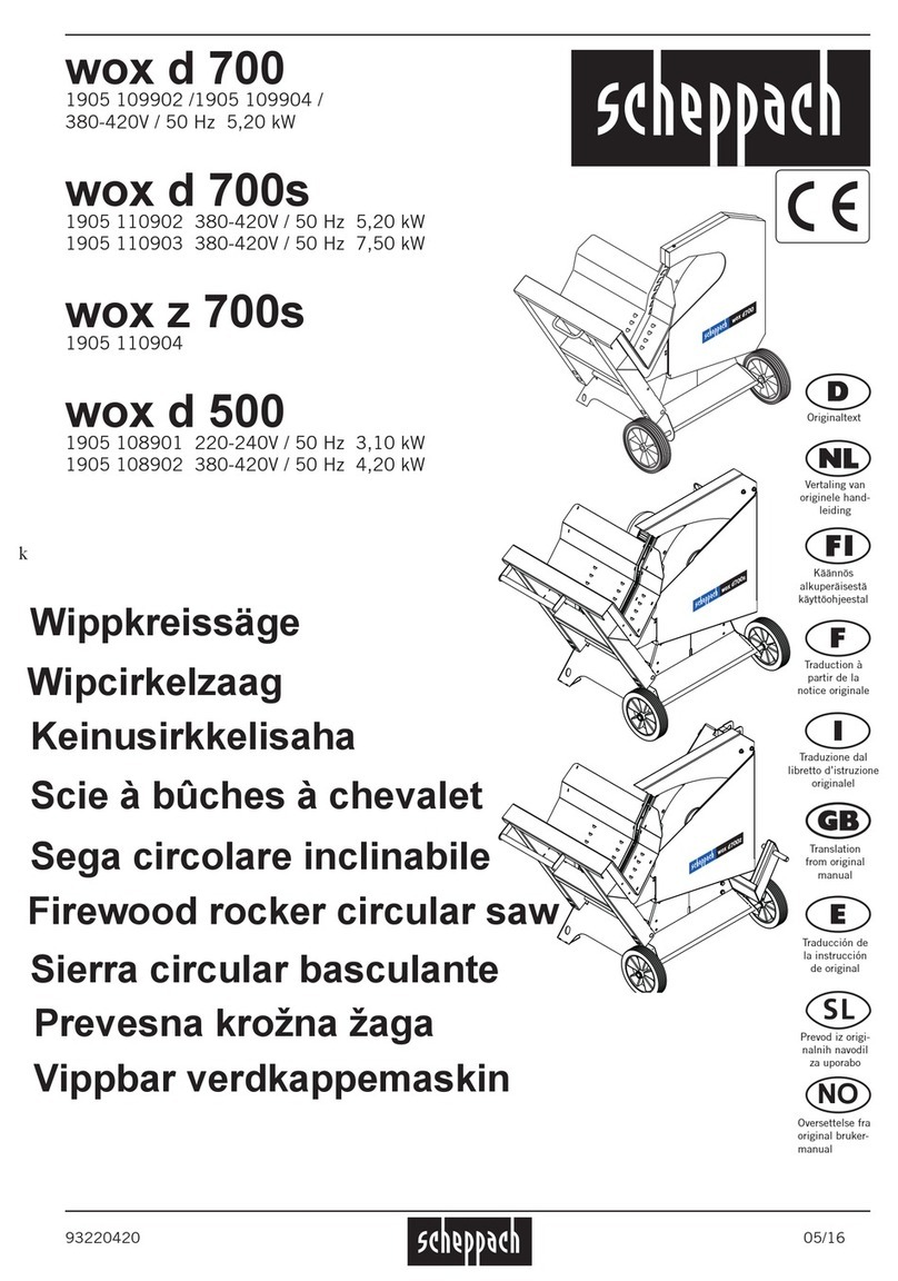 Scheppach wox d 700 User manual