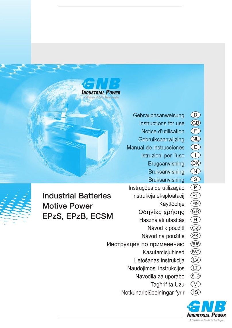 GNB EPzS Series User manual