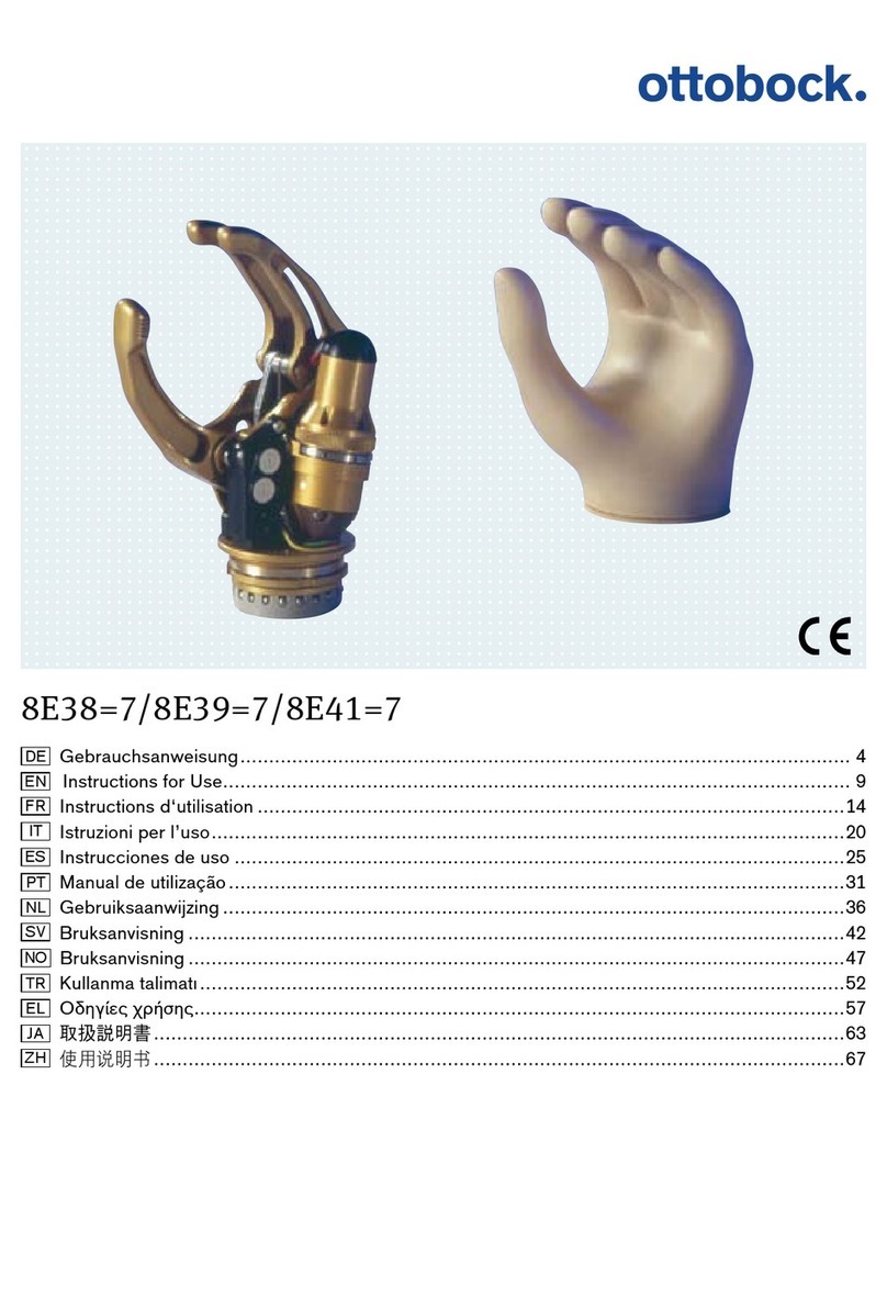Otto Bock 8E38-7 Instructions for use