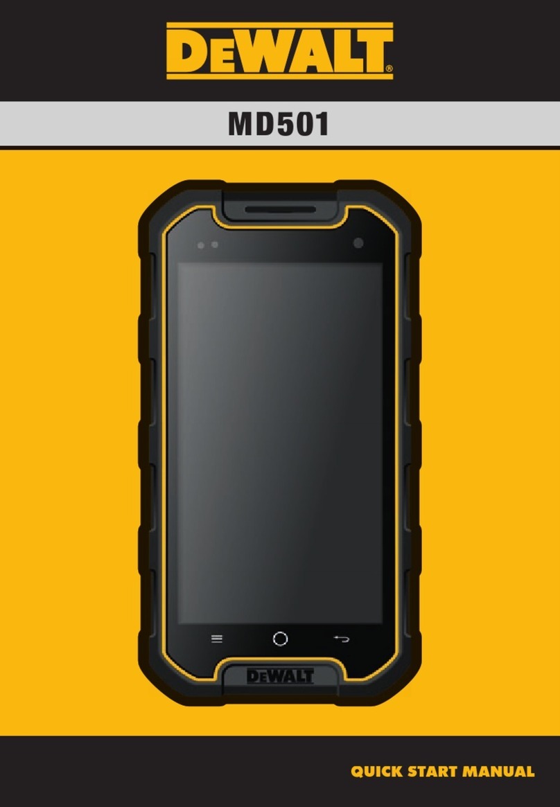 DeWalt MD501 Instruction manual