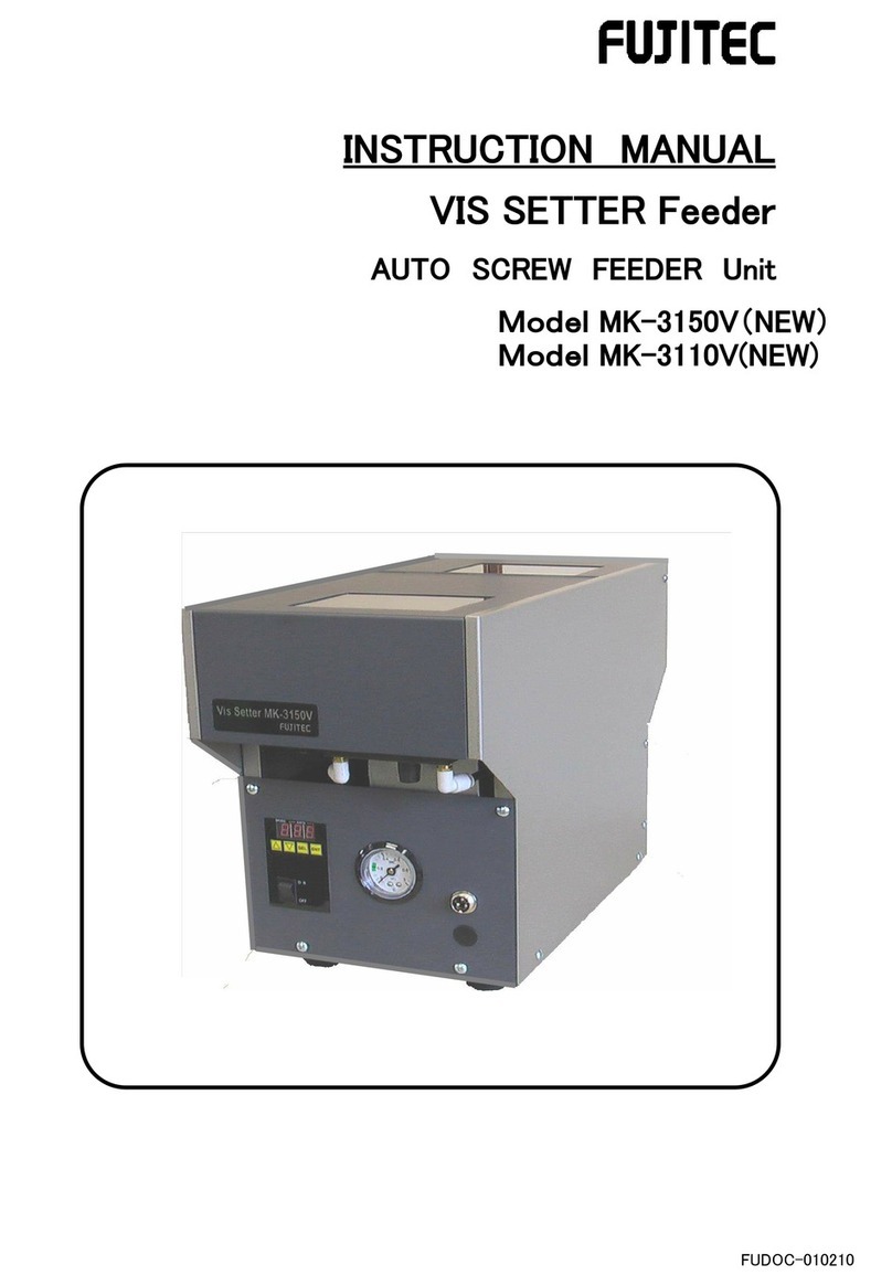 Fujitec VIS SETTER MK-3150V NEW instruction manual