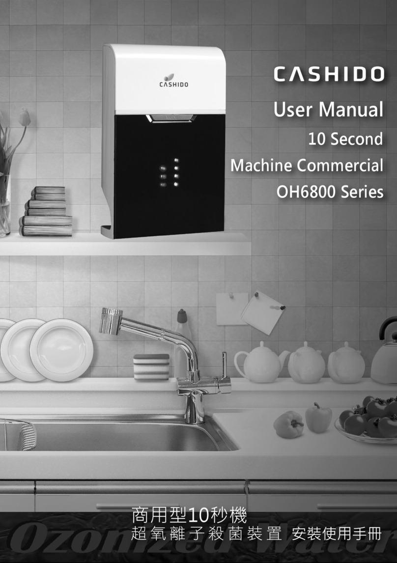 CASHIDO 10 Second Machine Commercial XW2 User manual