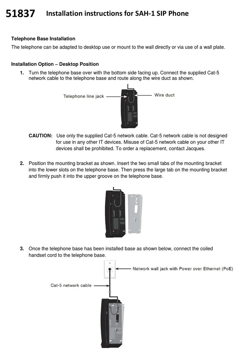 Jacques SAH-1 installation instructions