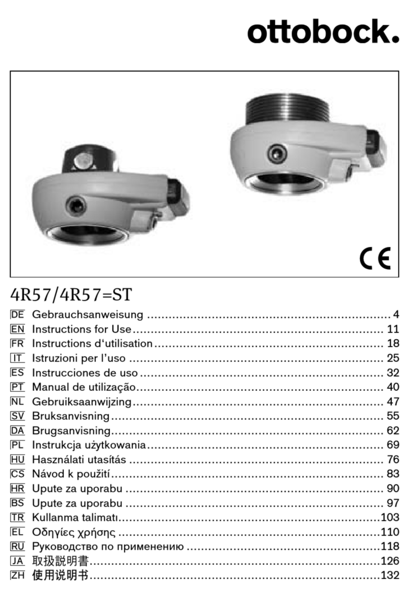 Otto Bock 4R57 ST Instructions for use