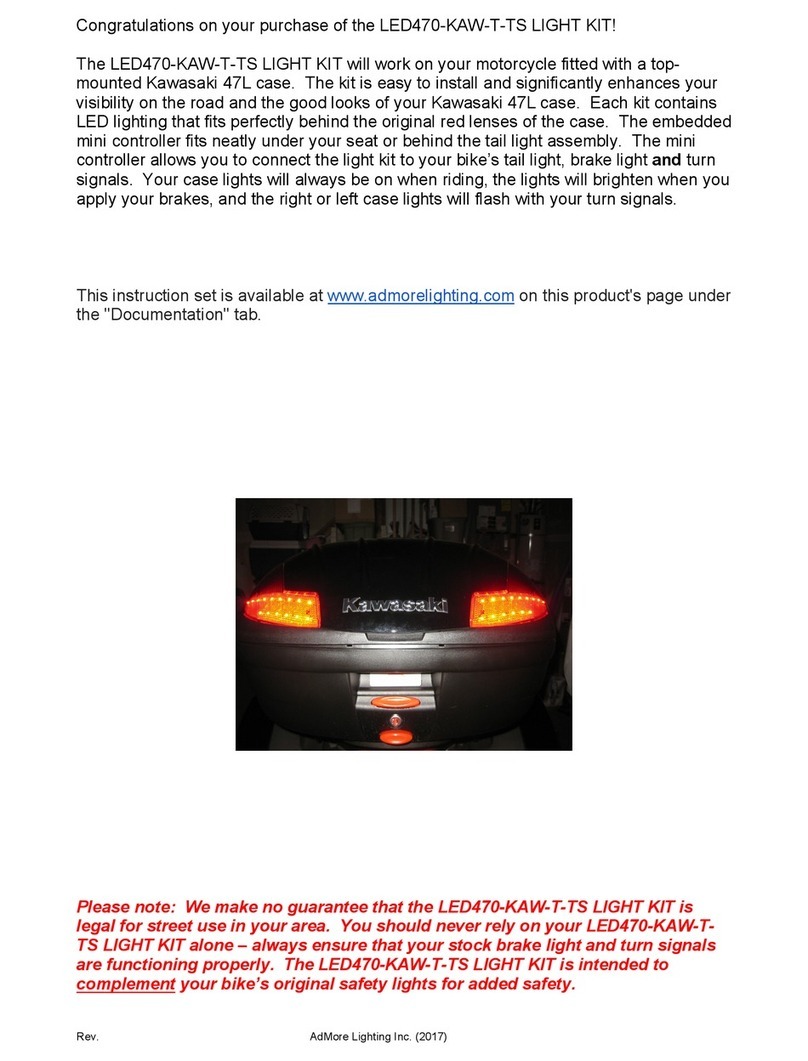 AdMore Lighting LED470-KAW-T-TS installation instructions