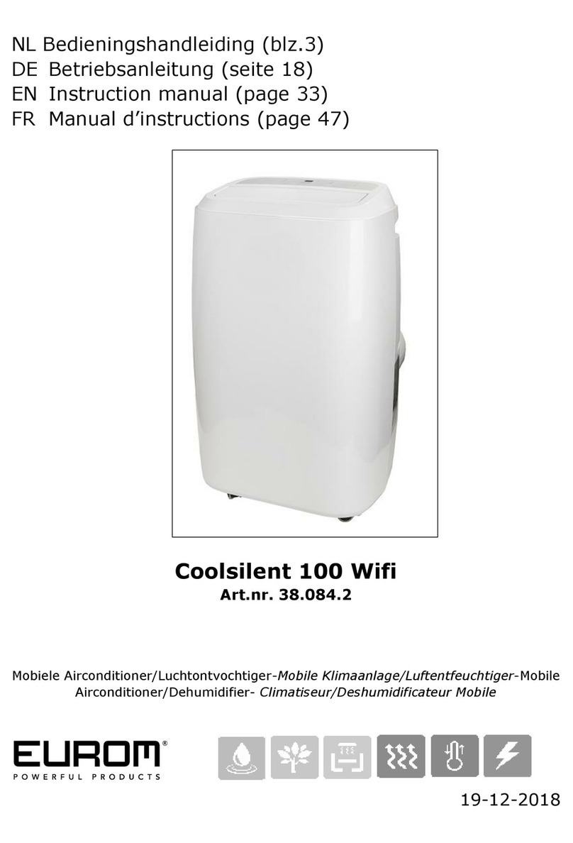 EUROM Coolsilent 100 Wifi instruction manual