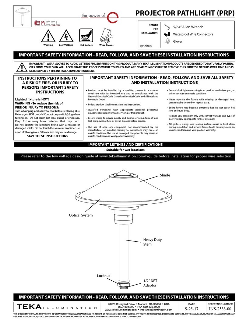 TEKA ILLUMINATION PRP User manual