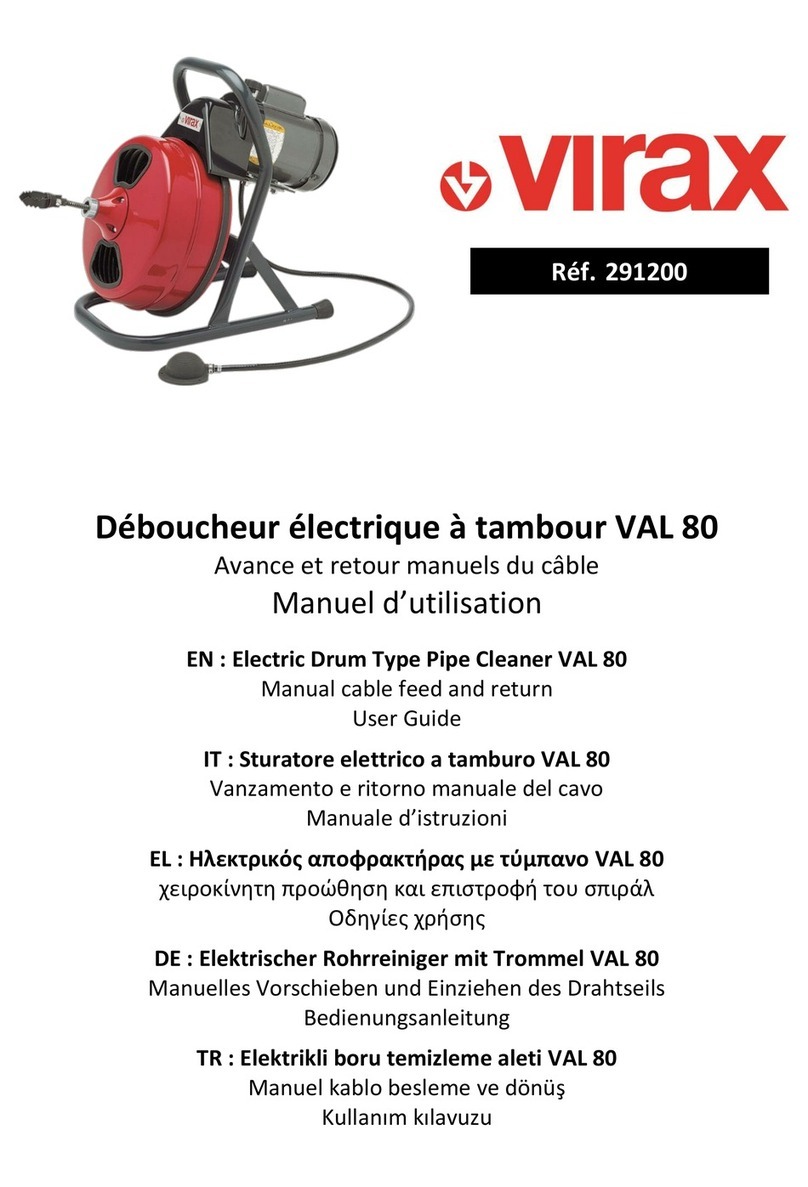 Virax VAL 80 User manual