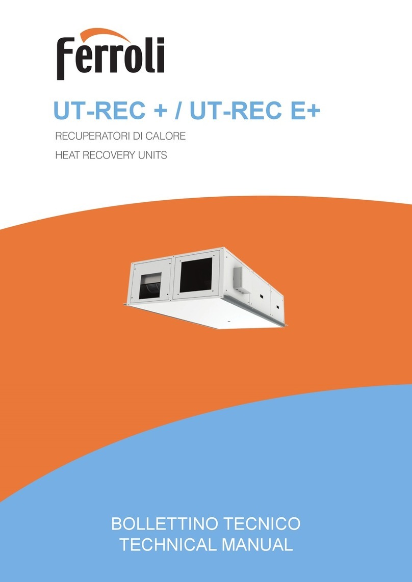 Ferroli UT--REC + User manual