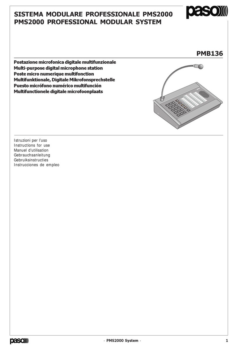 Paso PMB136 Instructions for use