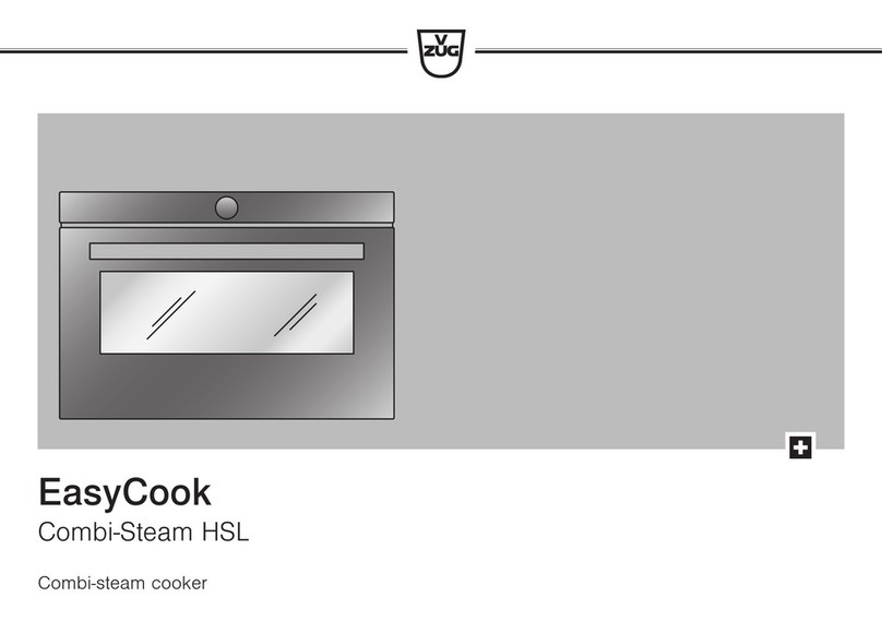 V-ZUG EasyCook Combi-Steam HSL manual