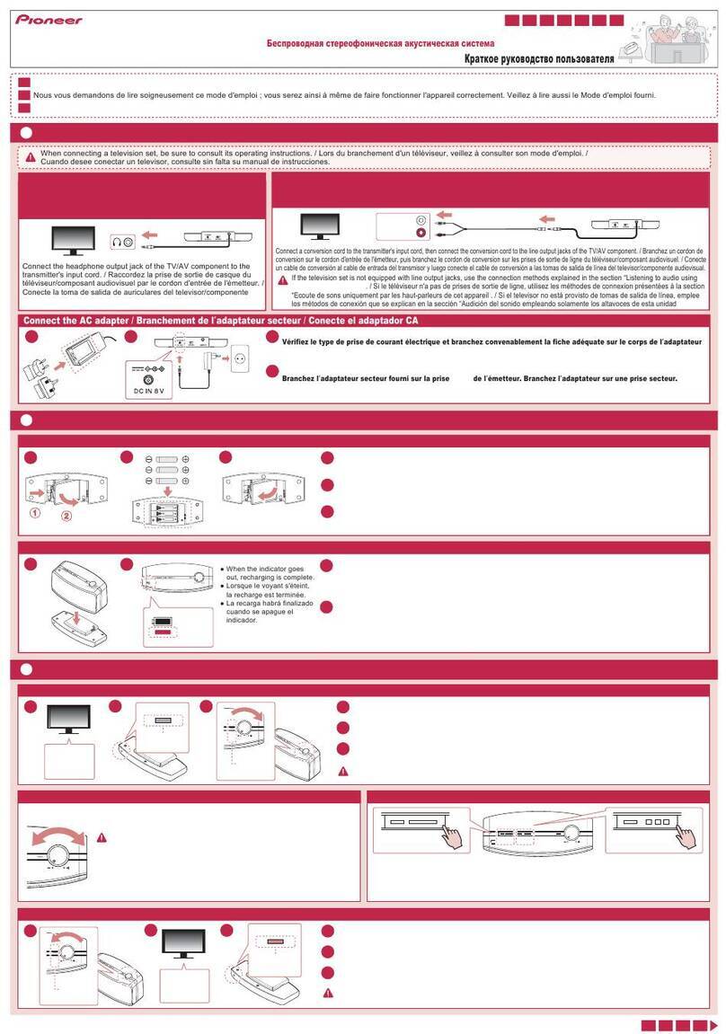 Pioneer VMS-550 User manual