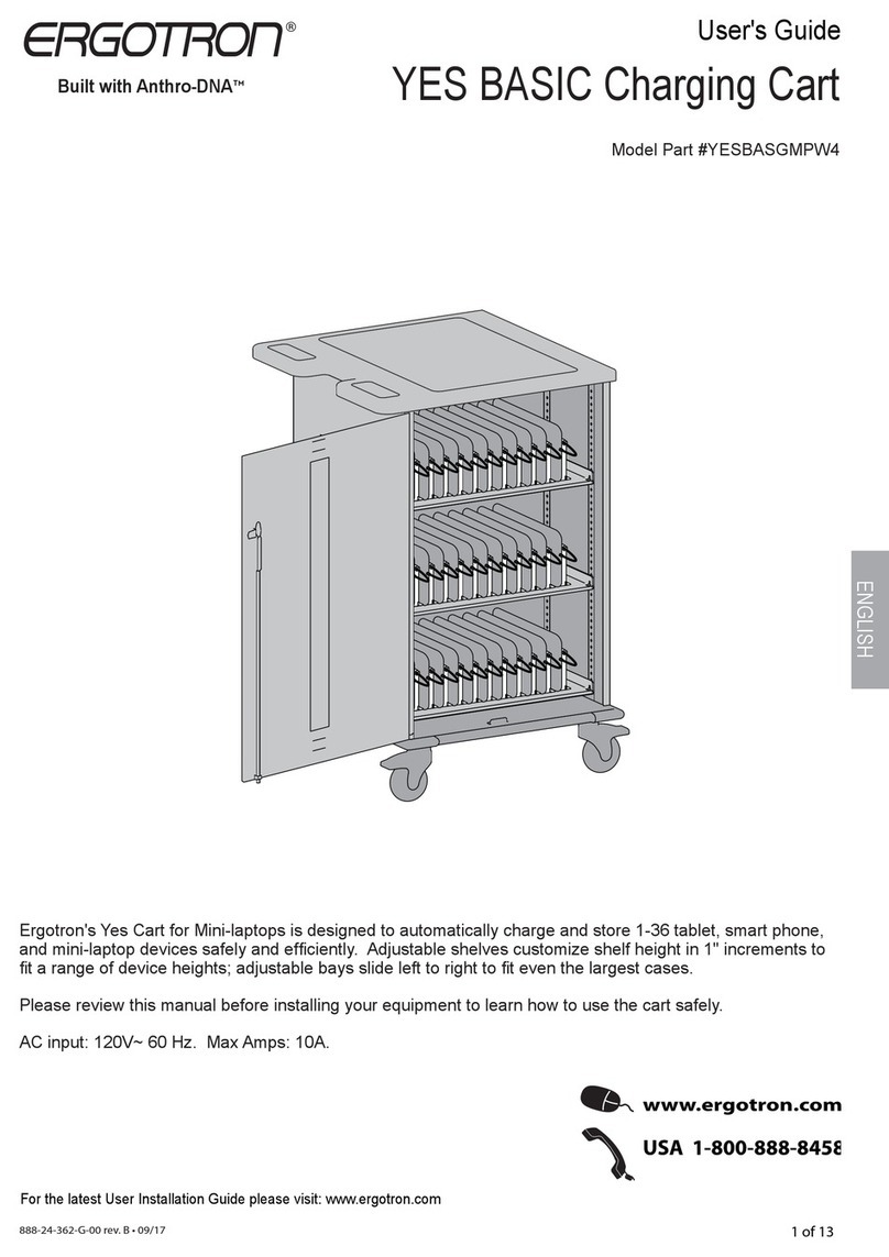 Ergotron YES BASIC YESBASGMPW4 User manual Ergotron YES BASIC YESBASGMPW4 User manual