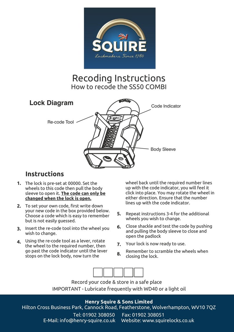 Squire SS50 COMBI User manual
