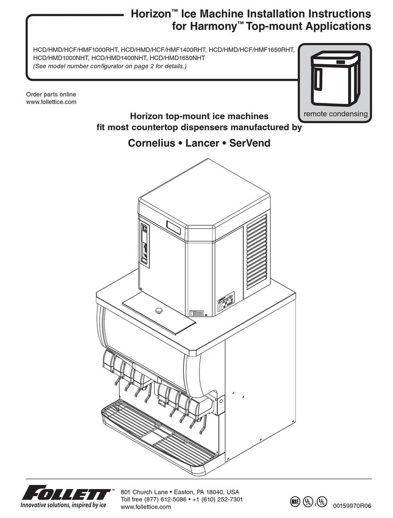 Follett Horizon HCD1000RHT User manual