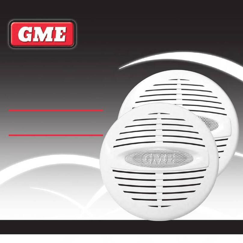 GME SPK001 Mounting instructions
