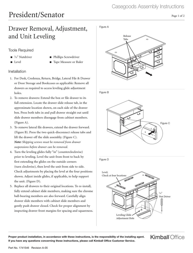 Kimball Senator Assembly instructions