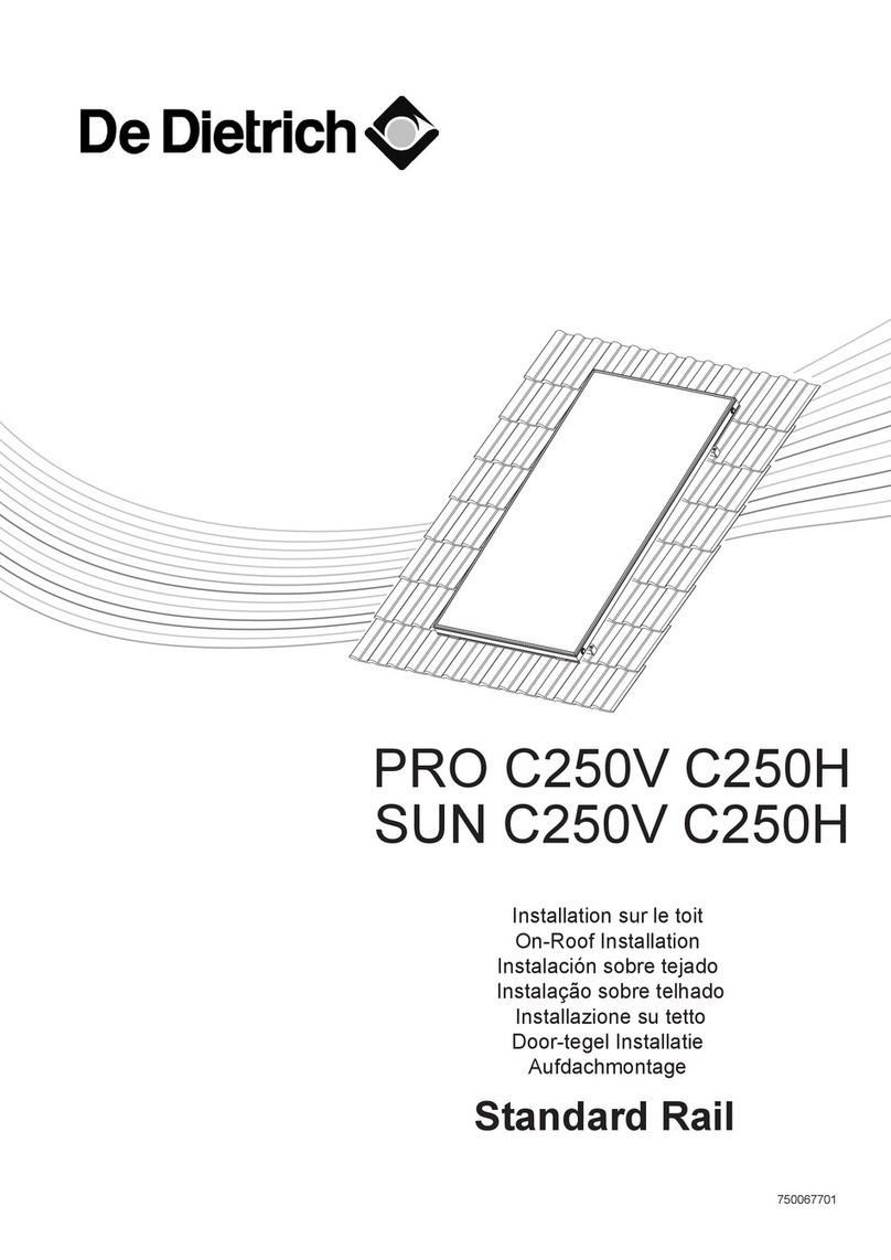 DeDietrich PRO C250V Installation