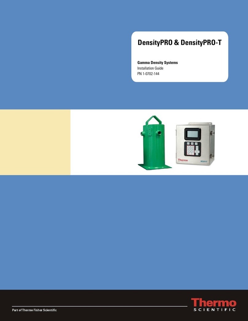 Thermo Scientific DensityPRO-T User manual