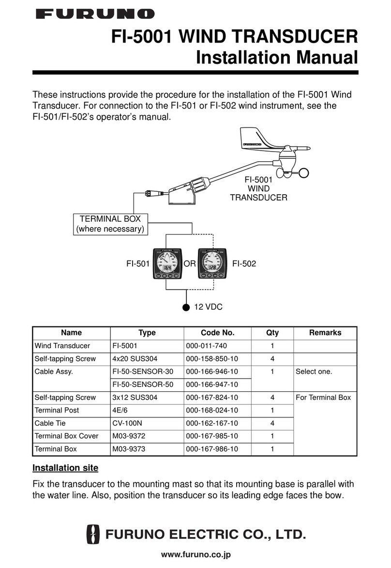 Furuno FI-5001 installation manual