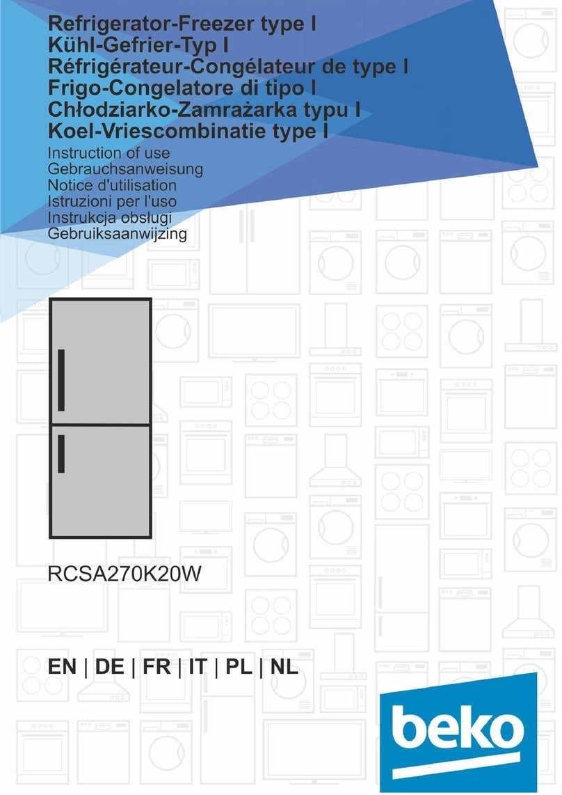 Beko RCSA270K20W Instruction Manual