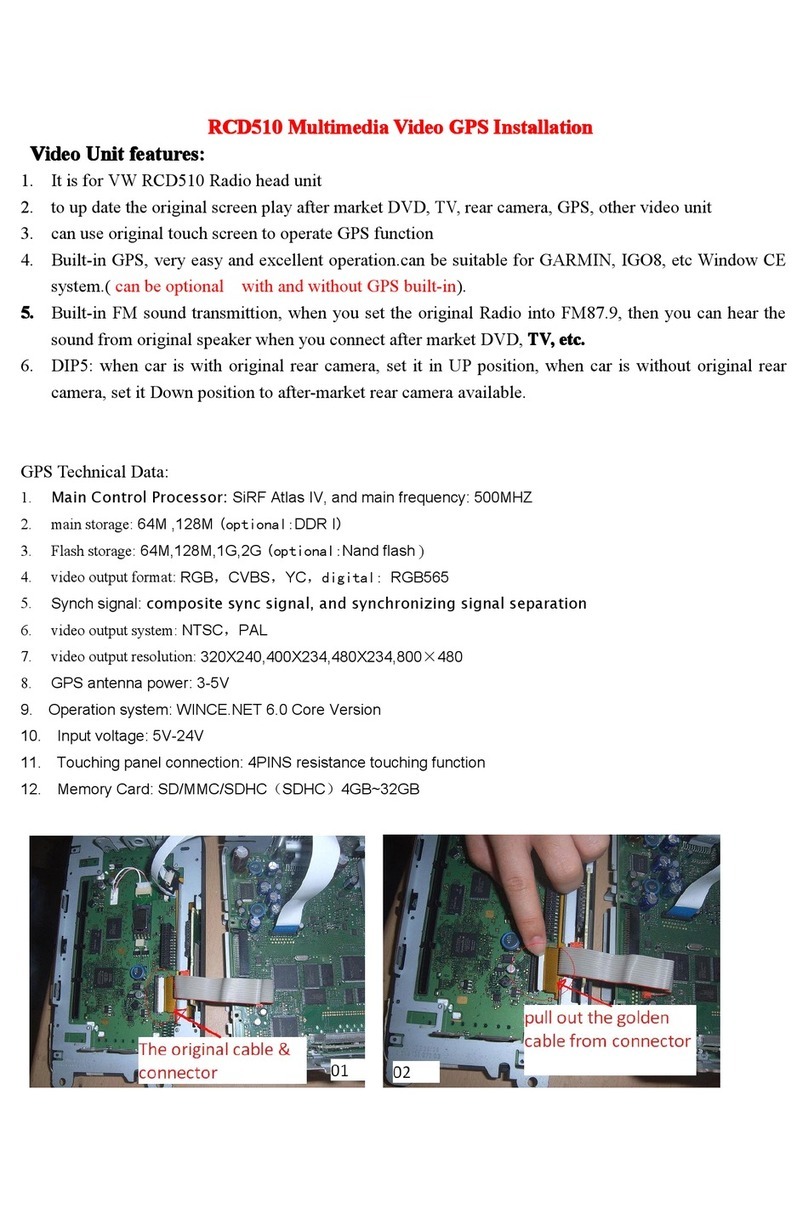 Delphi RCD510 User manual