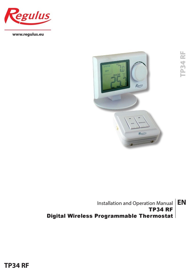 Regulus TP34 RF User manual