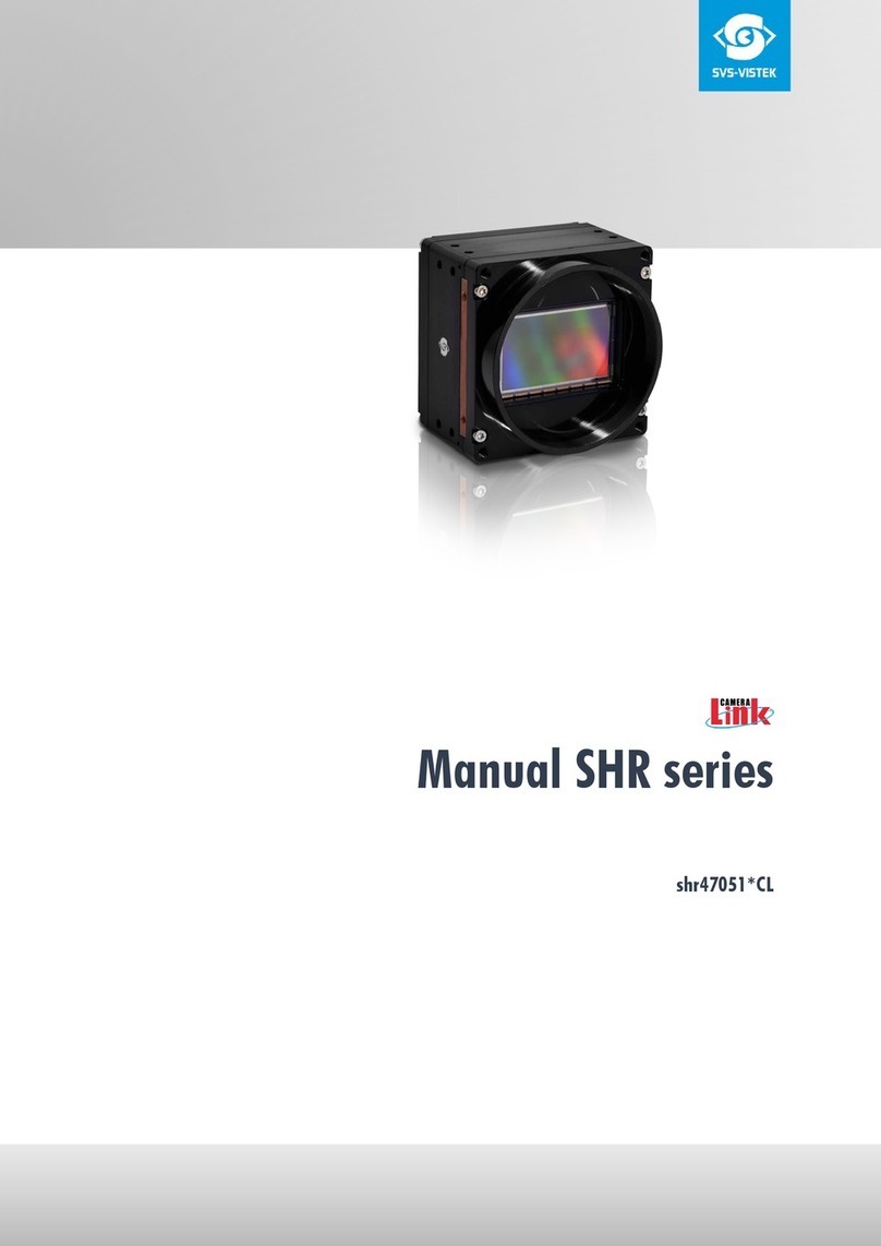 SVS-Vistek Camera Link SHR Series User manual