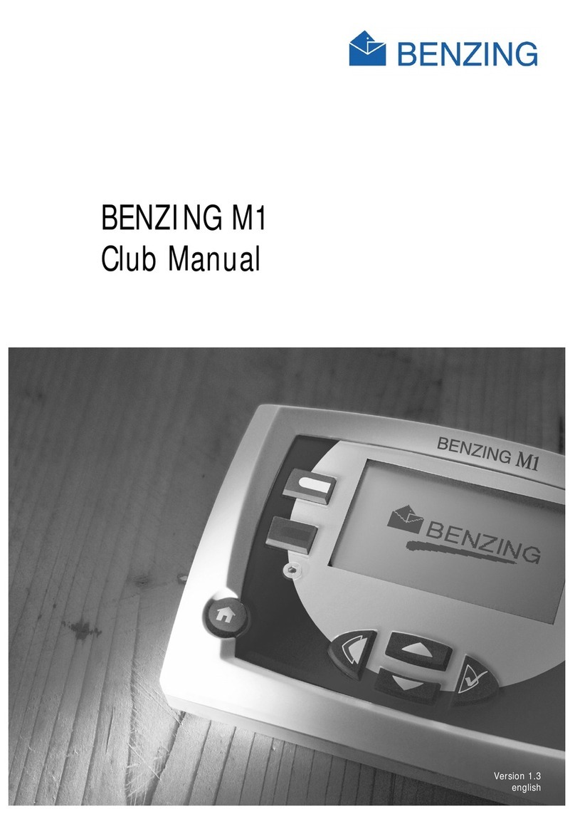 Gantner BENZING M1 User manual