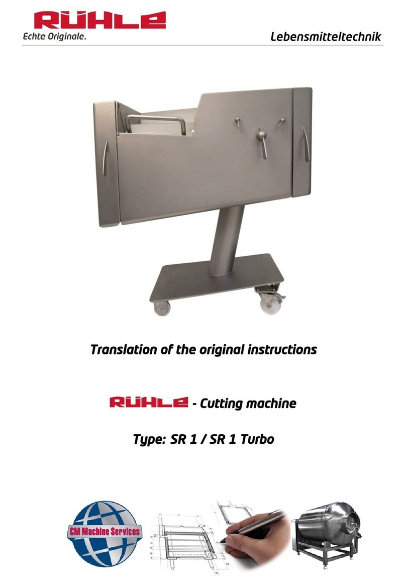 Ruhle SR 1 Turbo Original instructions