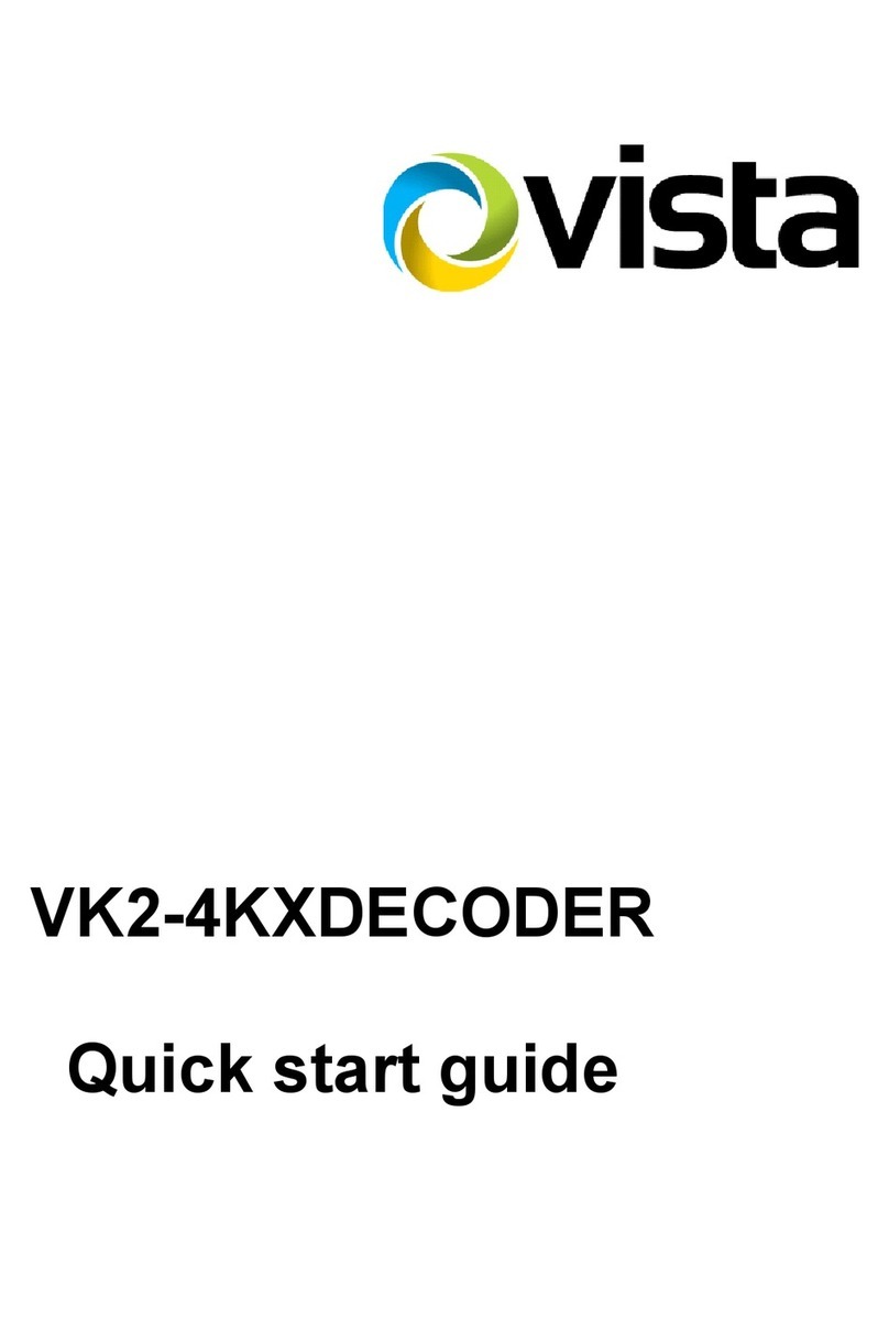 Vista VK2-4KXDECODER quick start guide