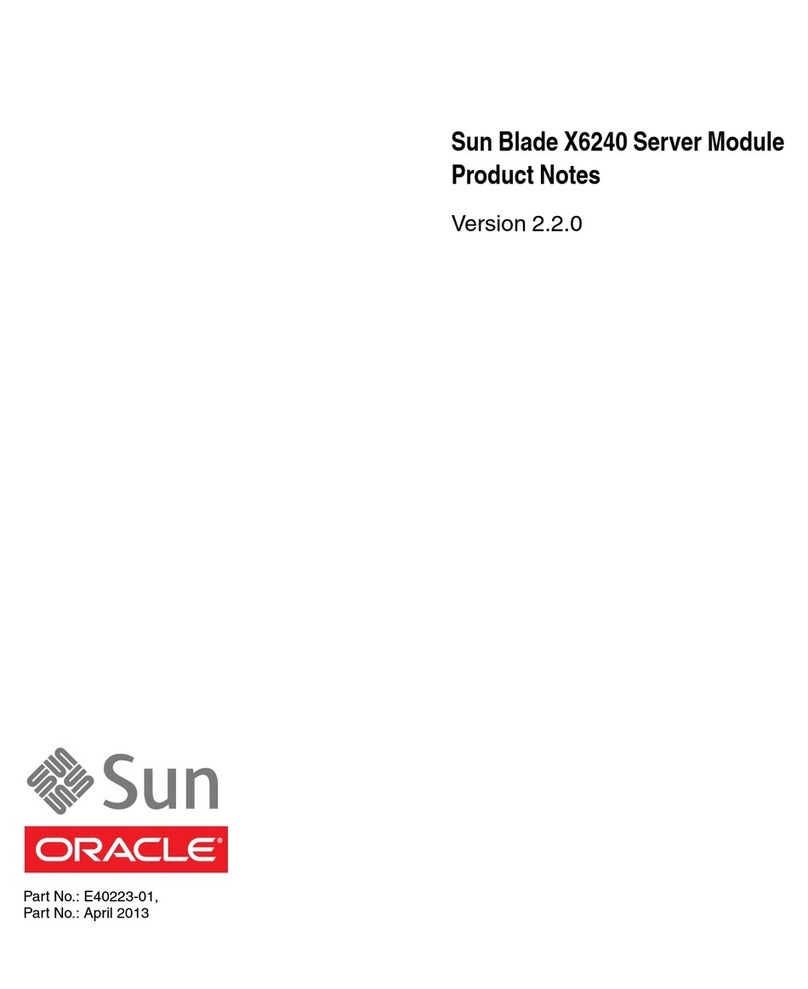 Oracle Sun Blade X6240 Product notes