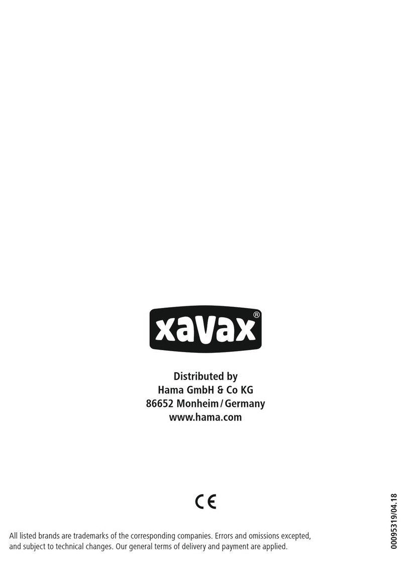 Hama XAVAX Stella operating instructions
