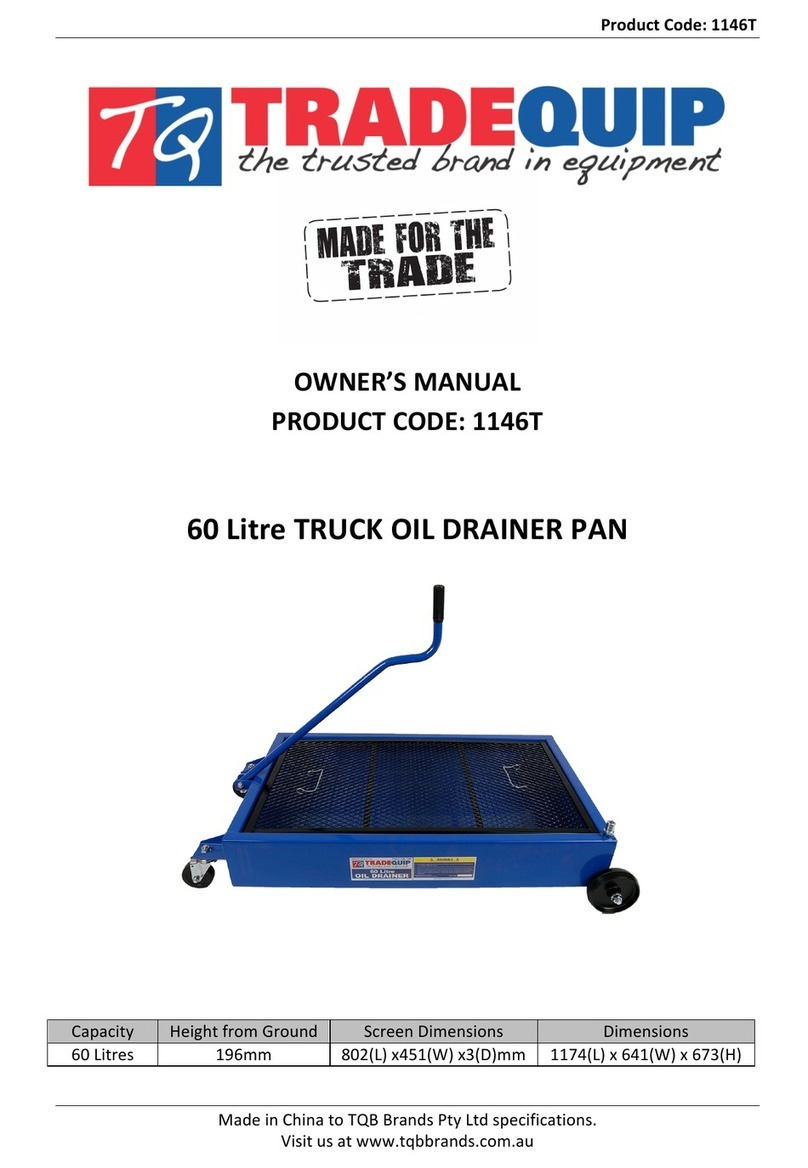 TradeQuip 1146T User manual