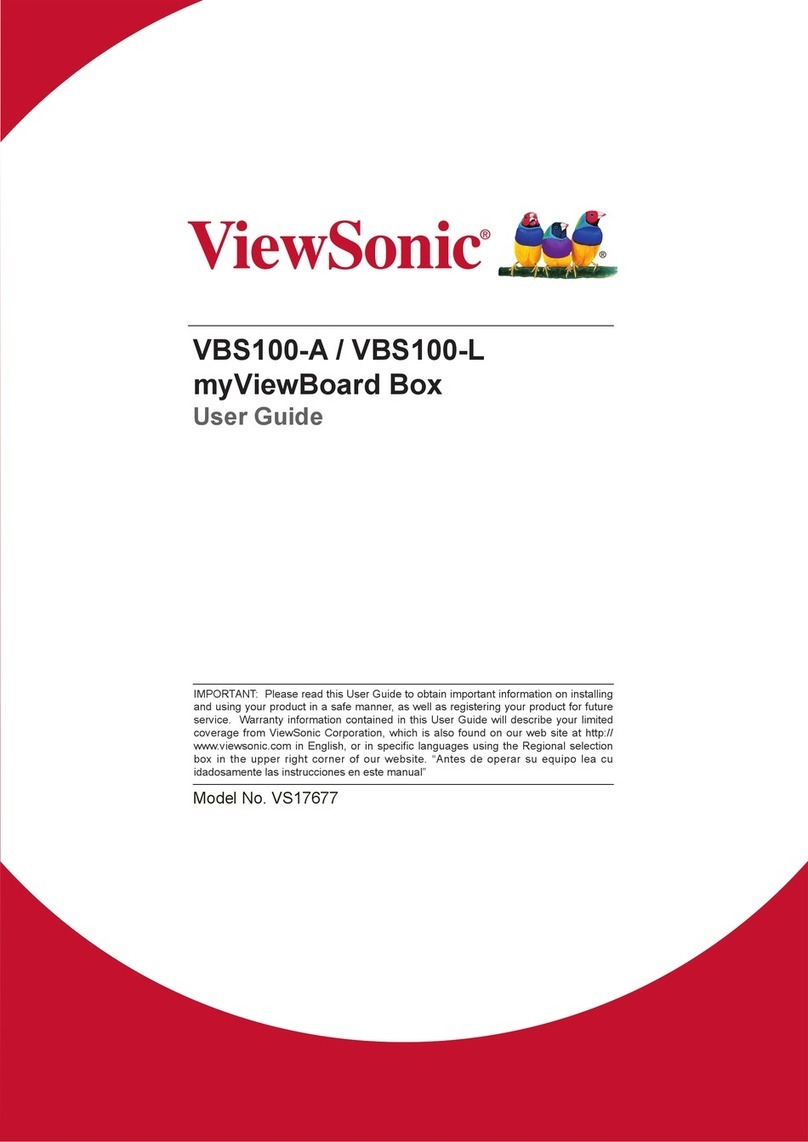 ViewSonic myViewBoard VBS100-A user guide