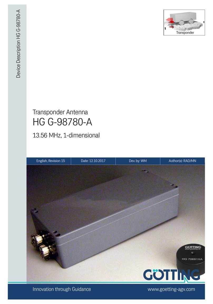 Gotting HG G-98780-A Operating and installation instructions