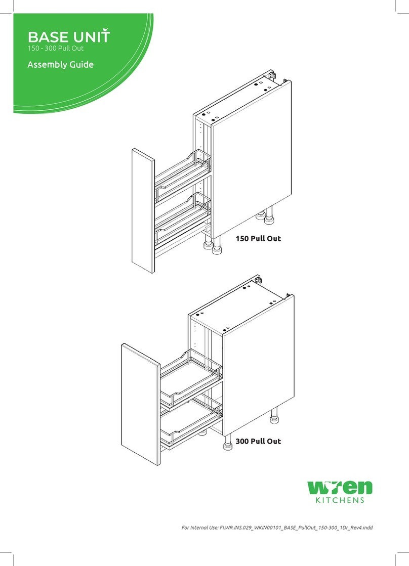 Wren Kitchens 150 Pull Out Assembly guide Wren Kitchens 150 Pull Out Assembly guide