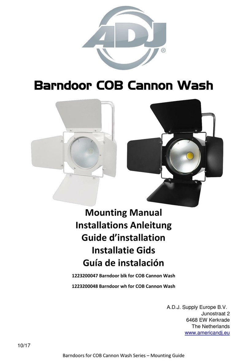 ADJ 1223200047 Mounting manual