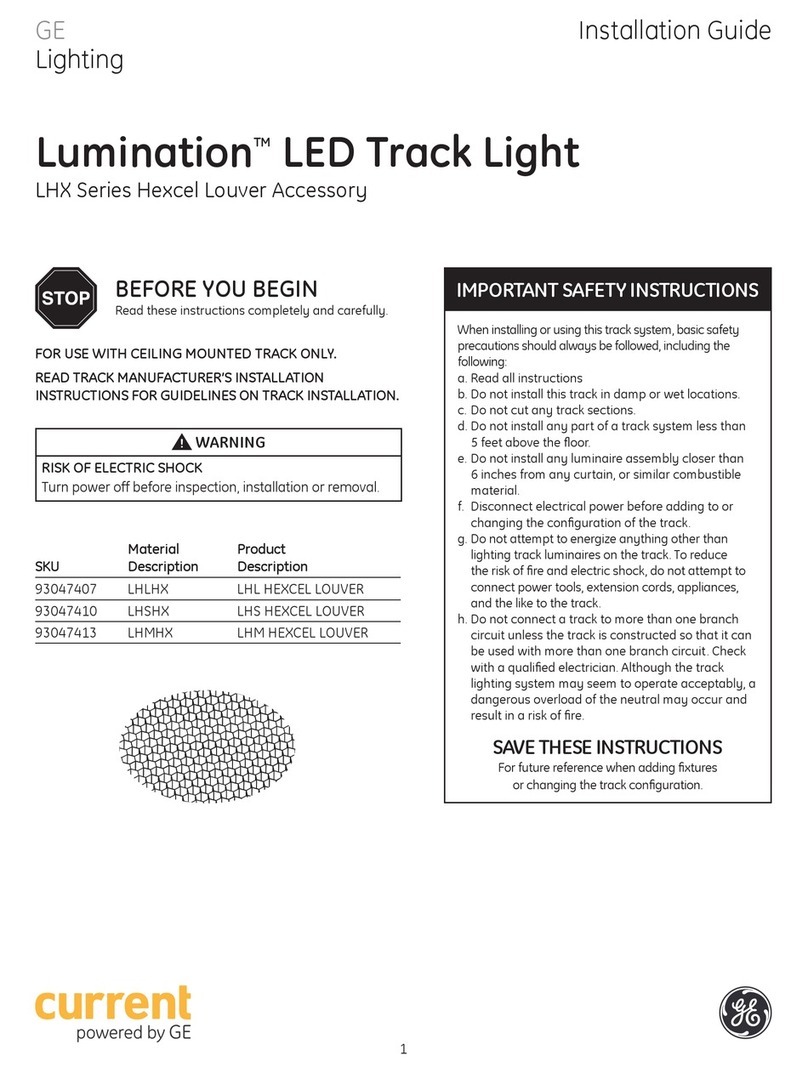 GE Lumination LHSHX User manual